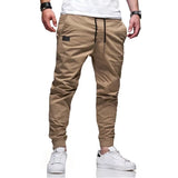 Men's Casual Sports Jogger Pants with Multi-Pocket Design