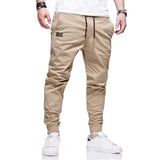 Men's Casual Sports Jogger Pants with Multi-Pocket Design