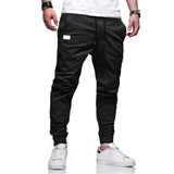 Men's Casual Sports Jogger Pants with Multi-Pocket Design